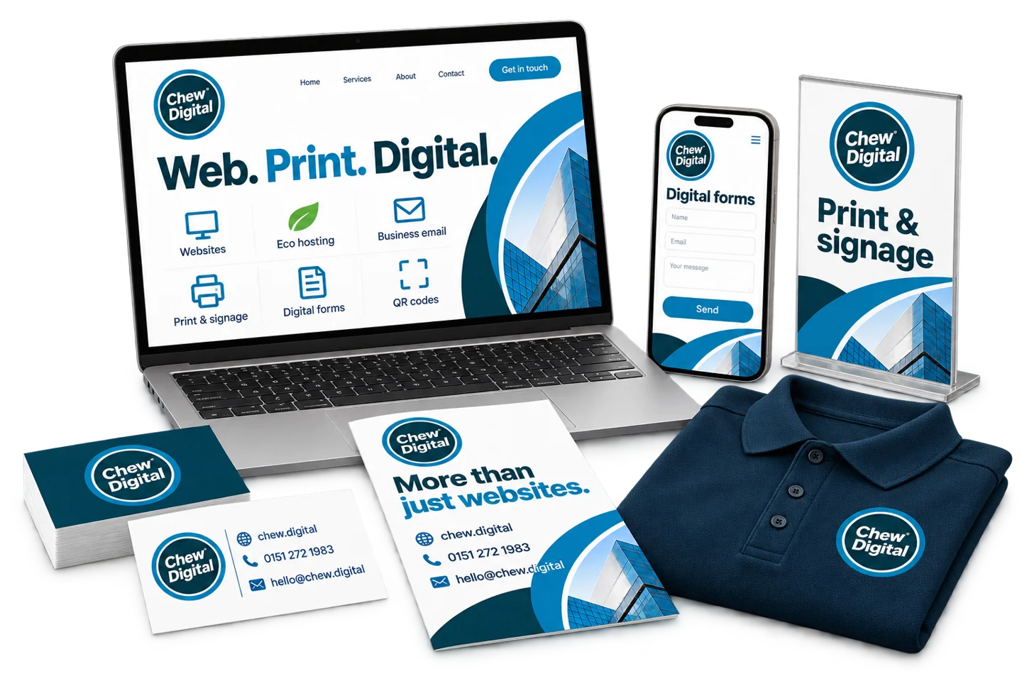 Forms, email & QR codes